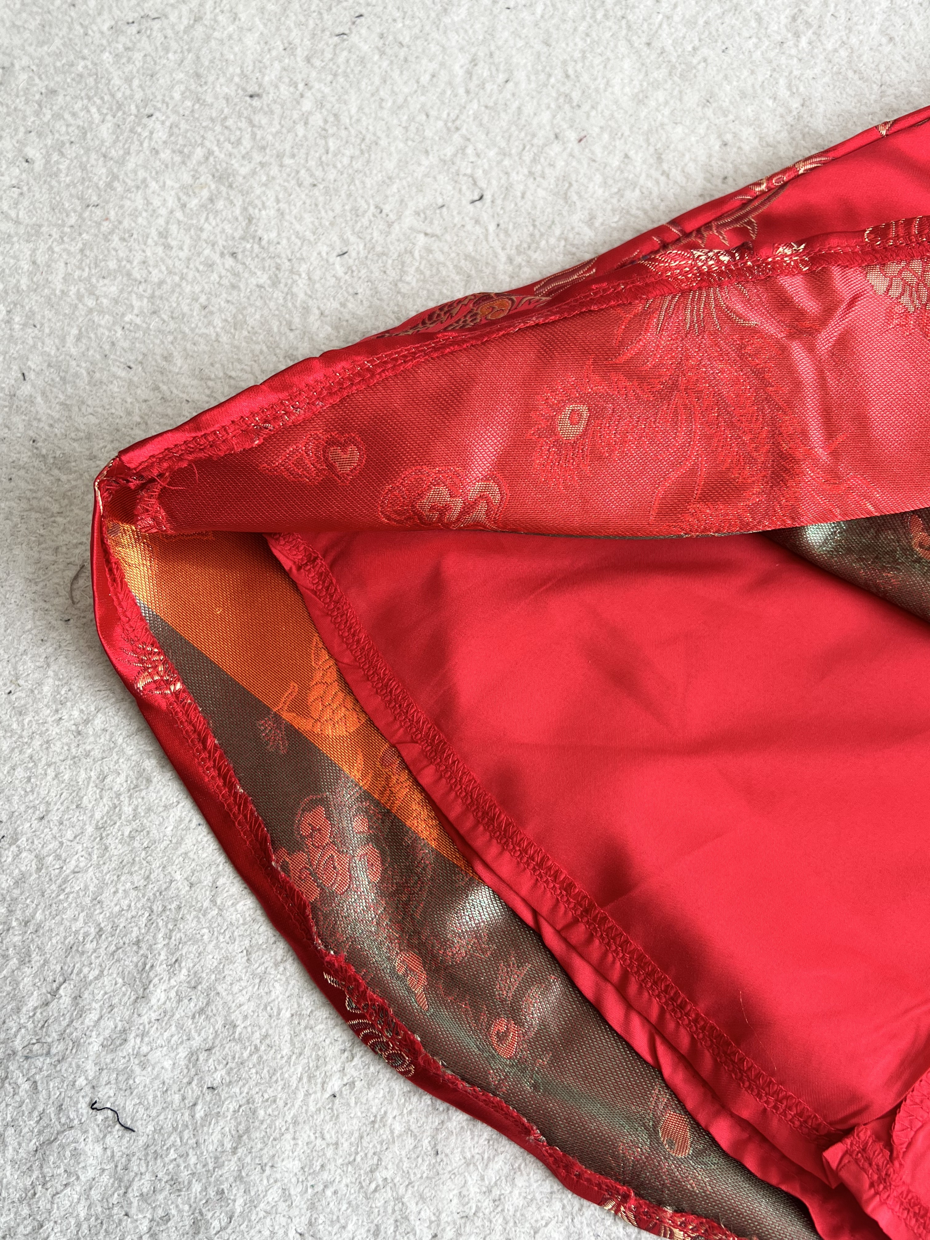 （情侣-女）彩色龙凤刺绣连身裙