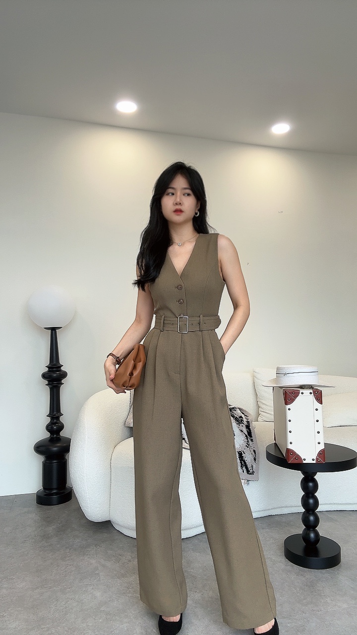 《EL高级系列》 西装纹路连体裤