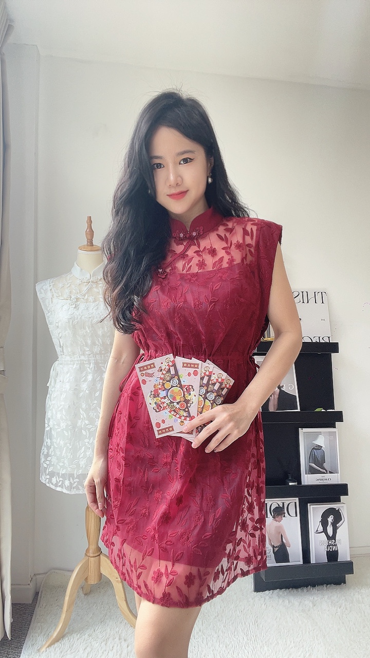 改良两件式旗袍