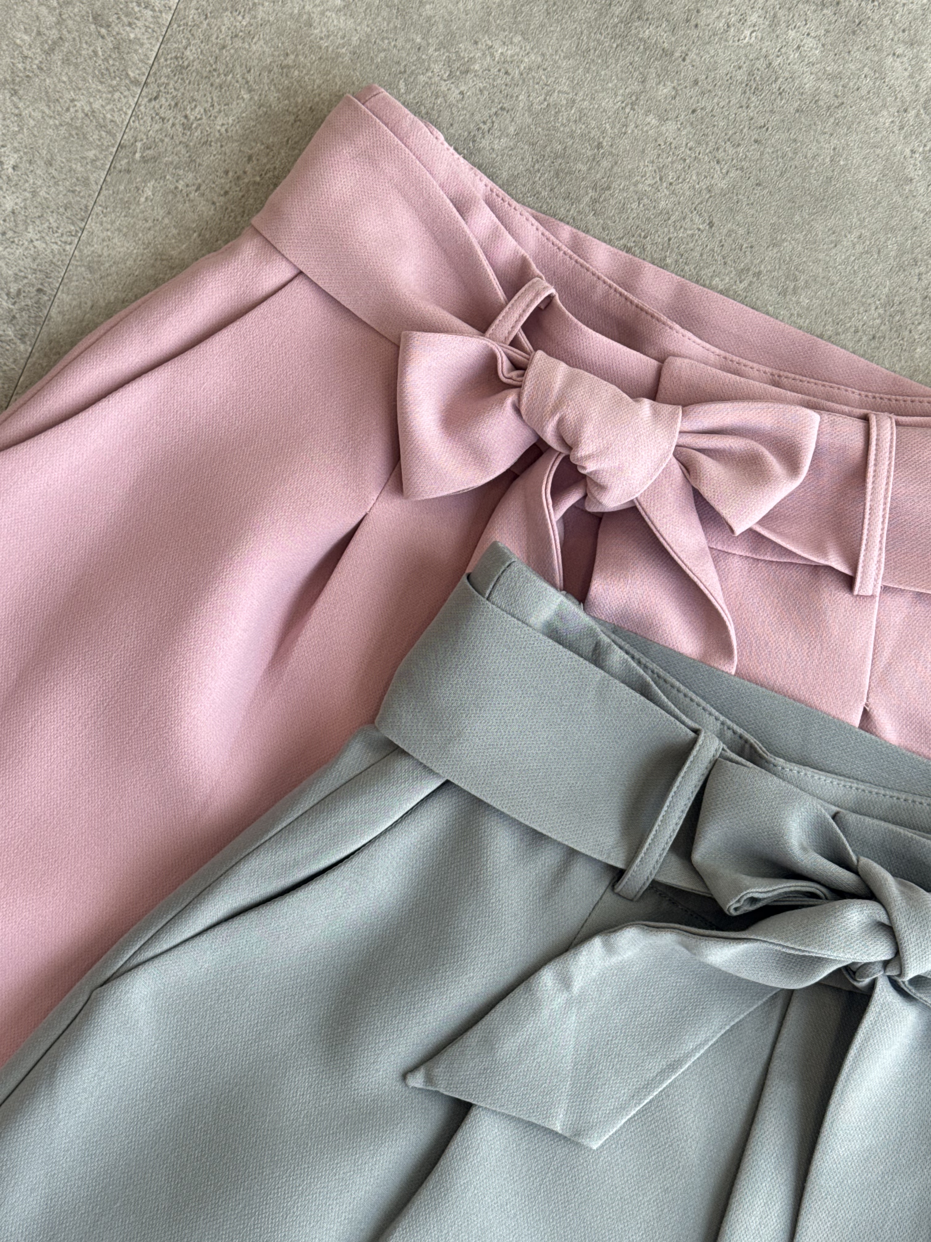 《高品》 蝴蝶绑带4分裤