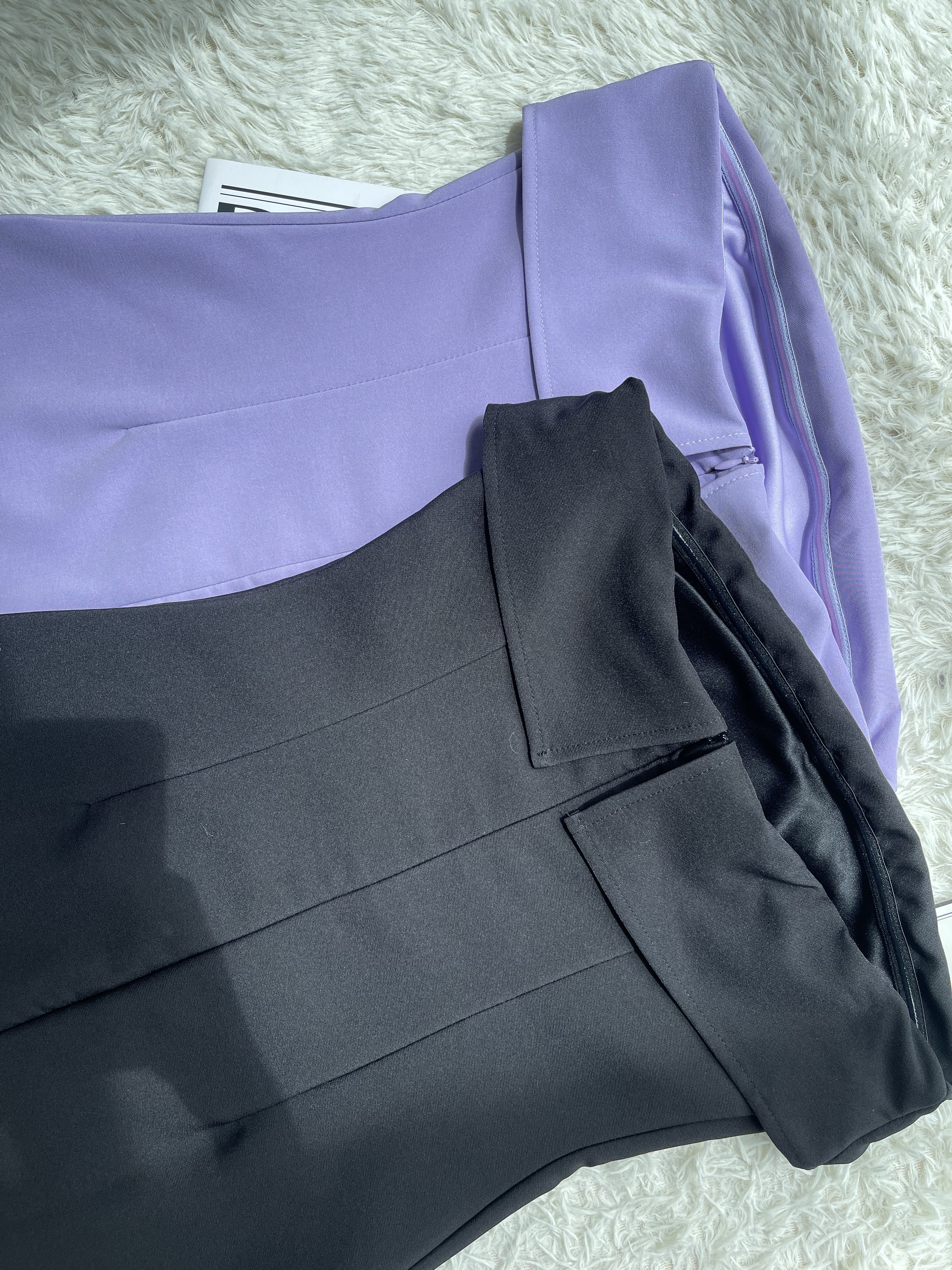 双层平口气质小洋裙