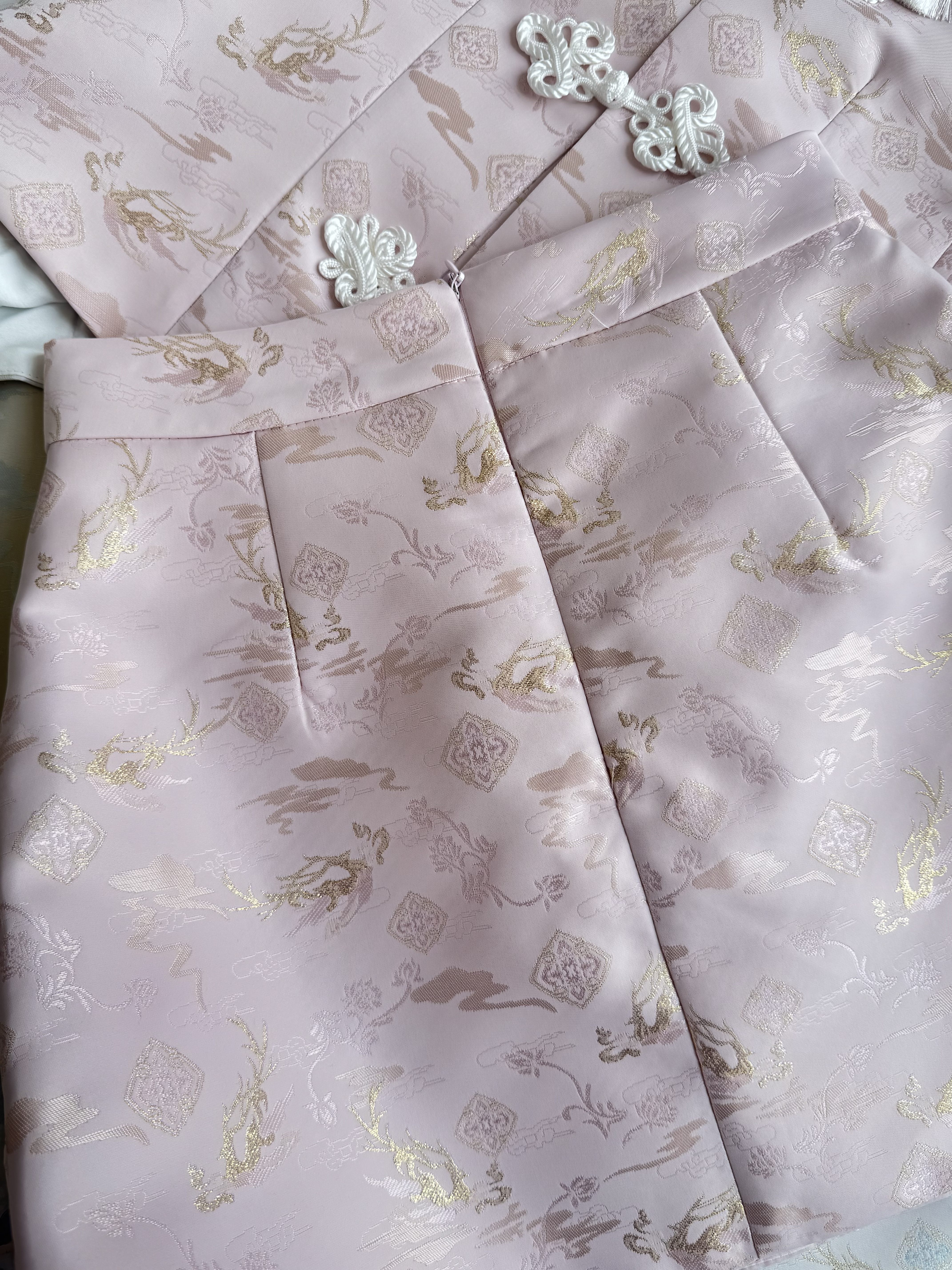 (BO-DEC)《亲子-女》仙境火云刺绣旗袍套装