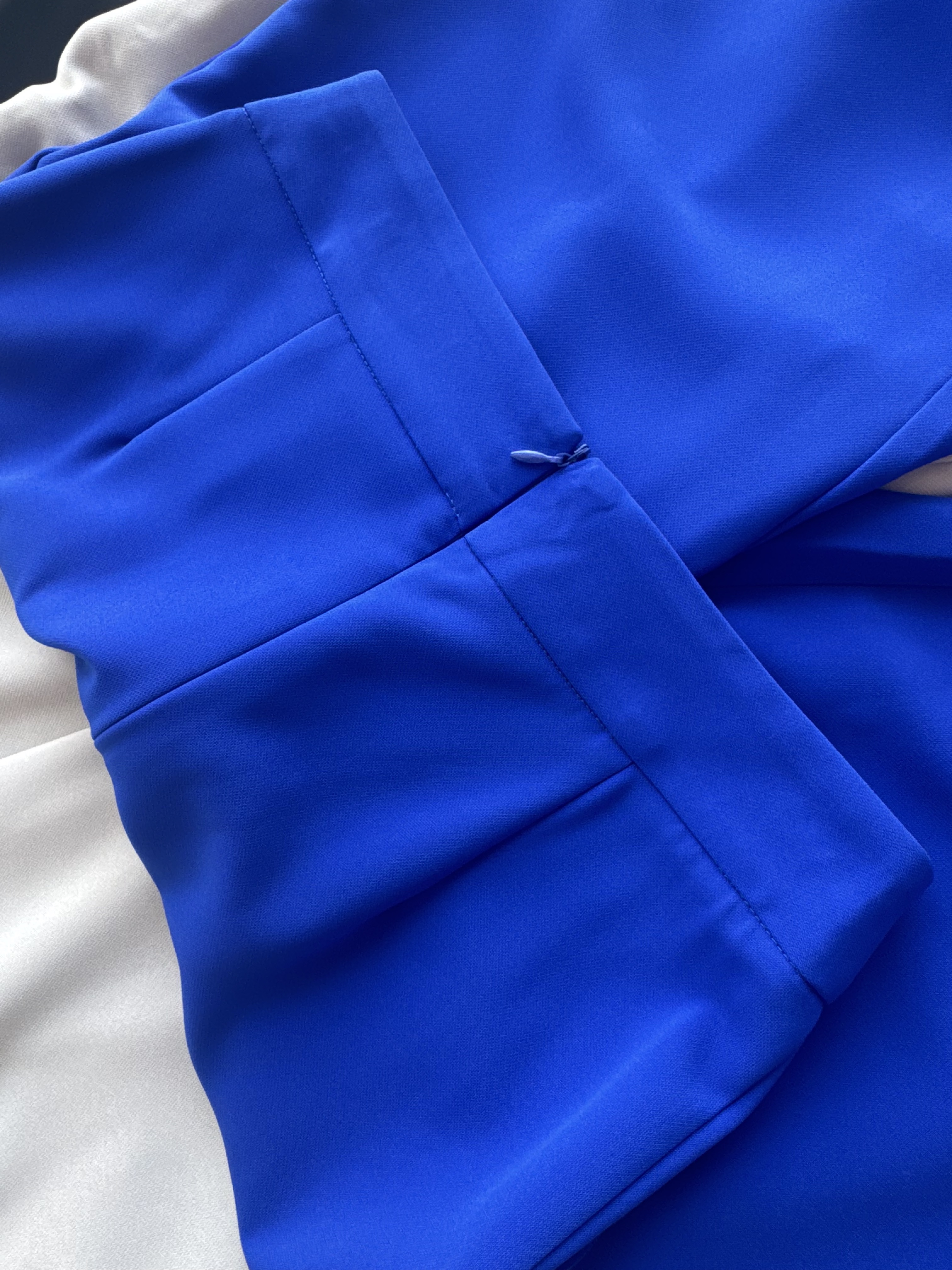 《高品》简约大气西装滑面直筒阔腿裤