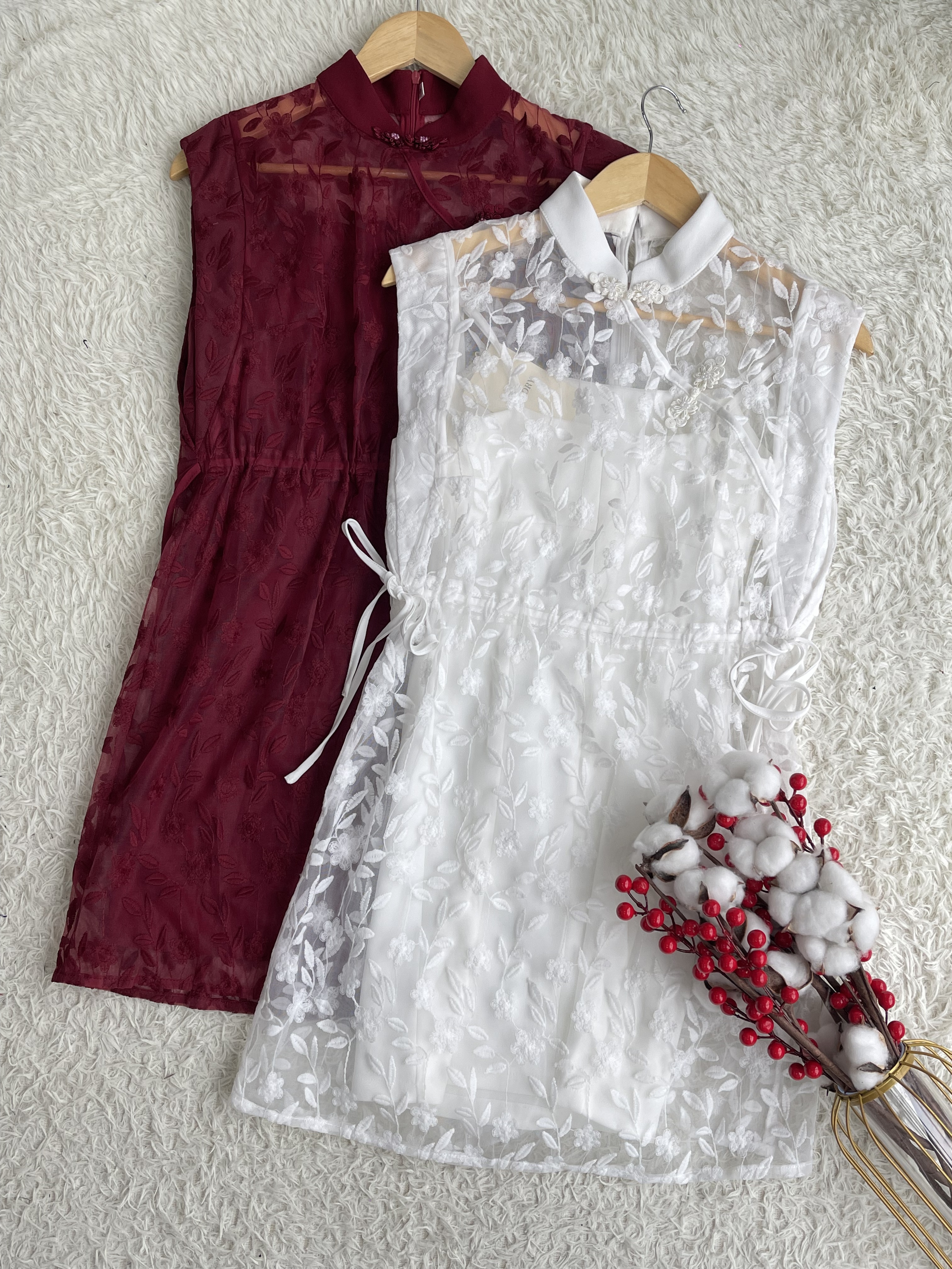 改良两件式旗袍