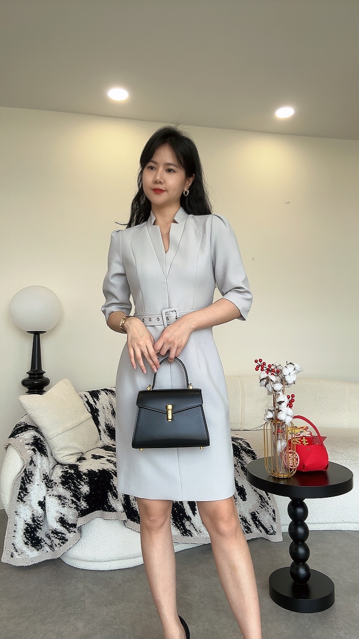 《exclusive》 高端专业中袖Dress-BELT