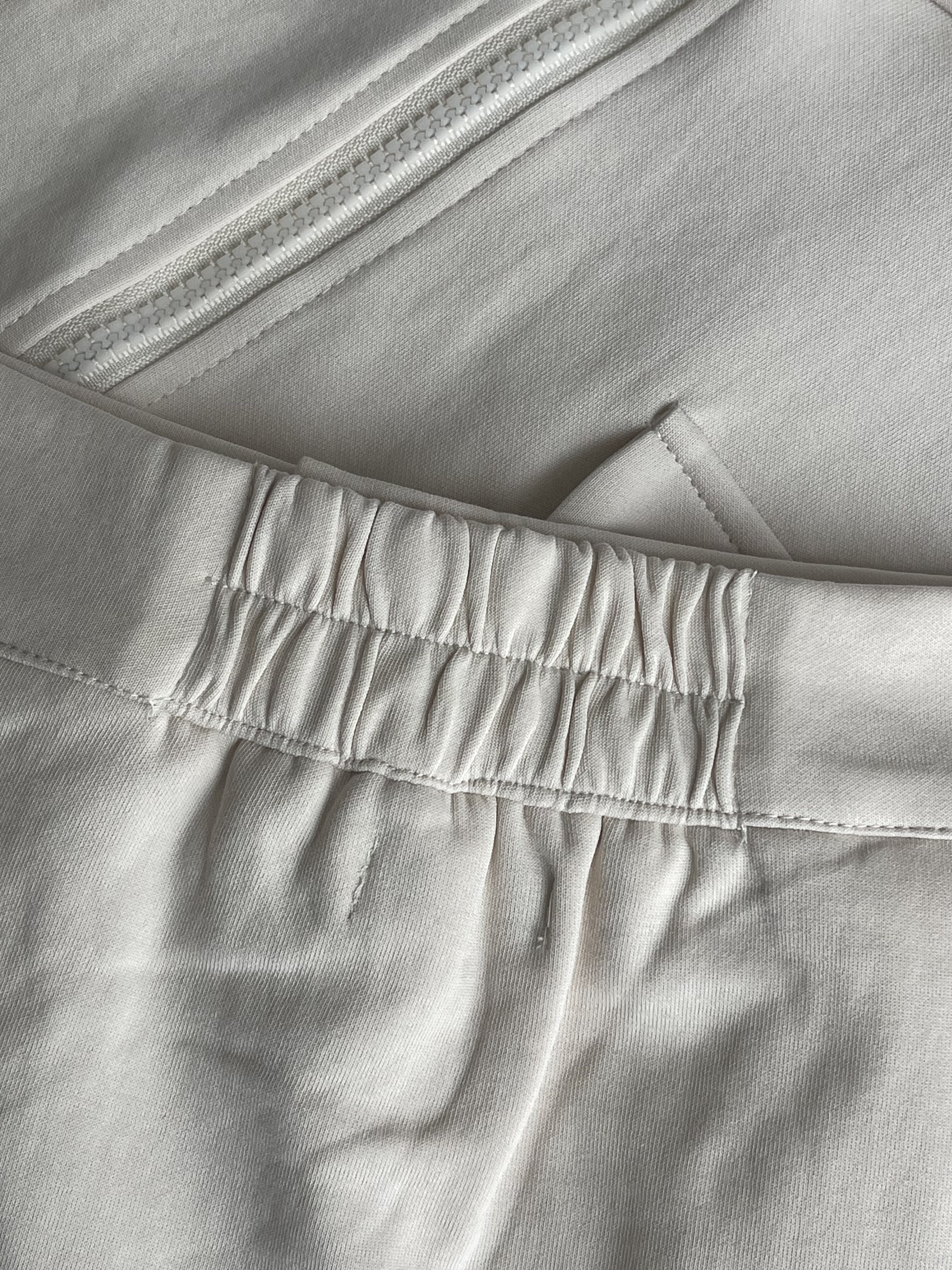 Sporty Zip Hoodie Skirt Set Wear