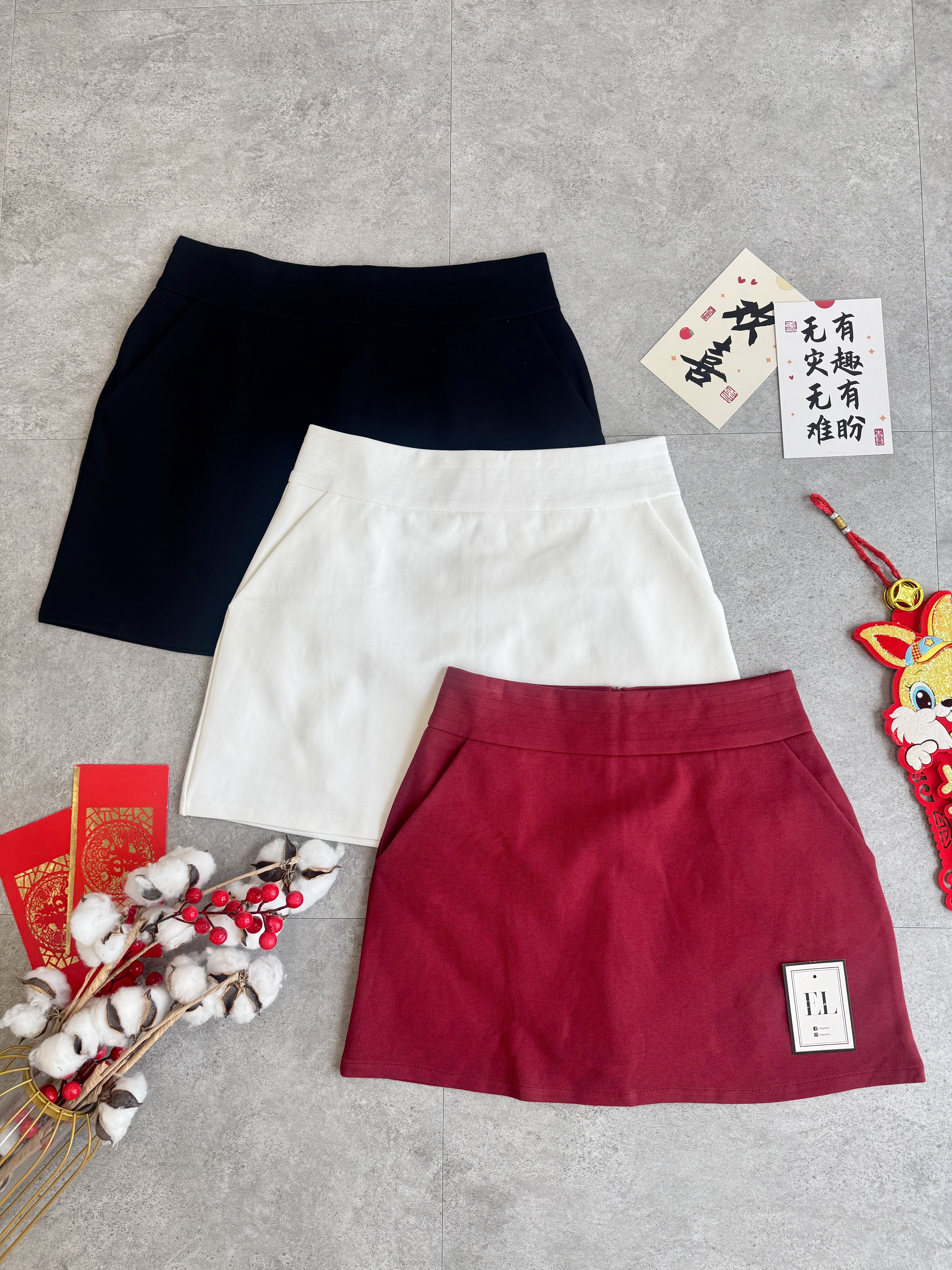 腰封设计A版厚cotton裙