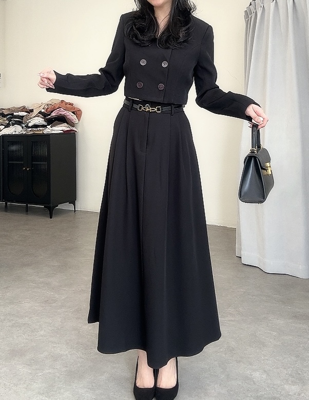 简约百搭扇子裙Midi Skirt