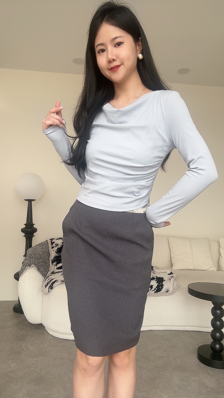 法式蕾丝长袖上衣