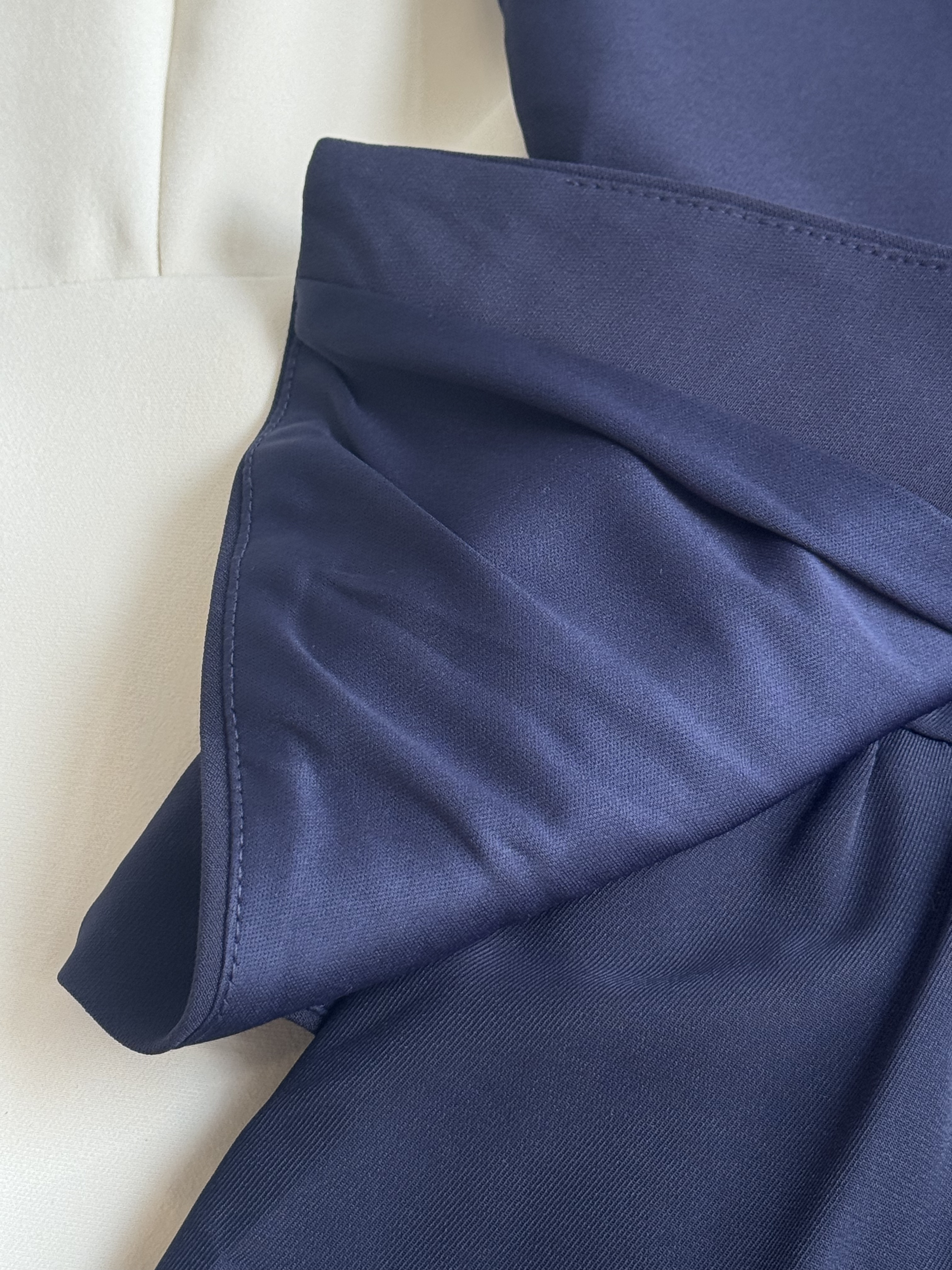 半袖宫廷风花苞短裙套装 