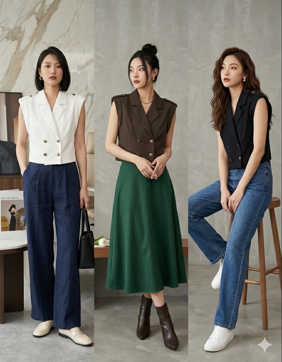 卷边军肩带Smart Top