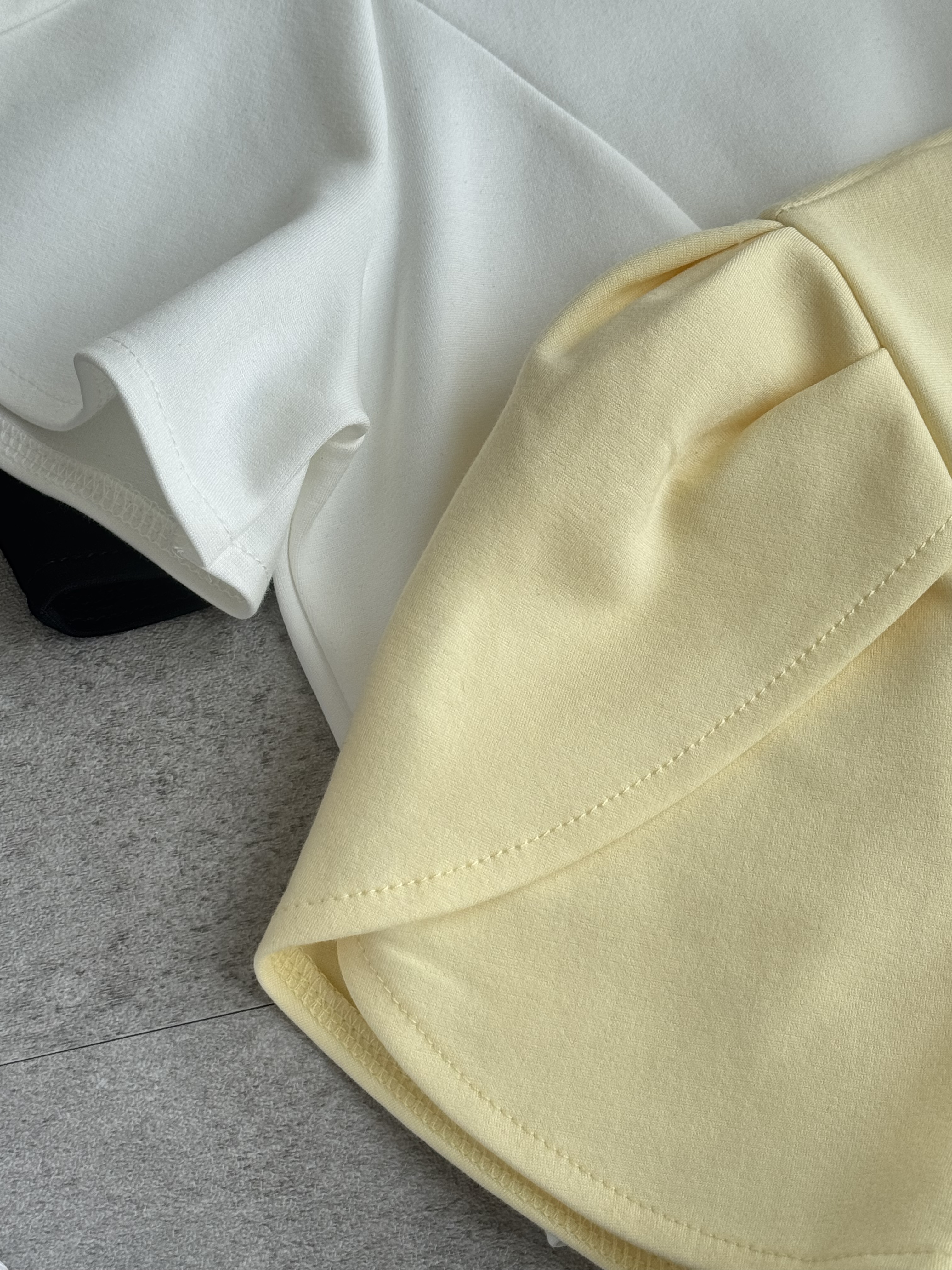 罗马高领宫廷袖短上衣