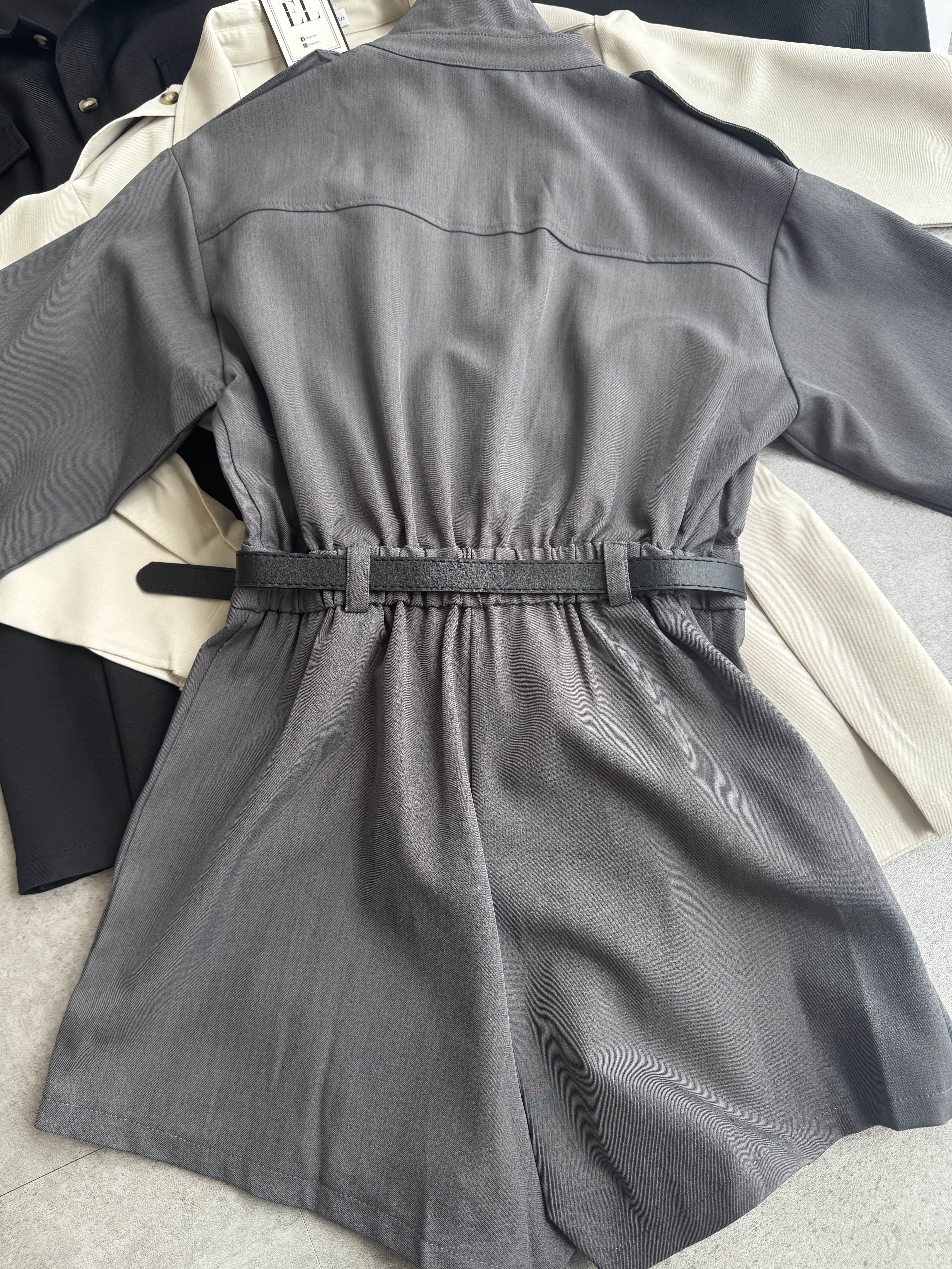 工装混搭风时尚连衣裤