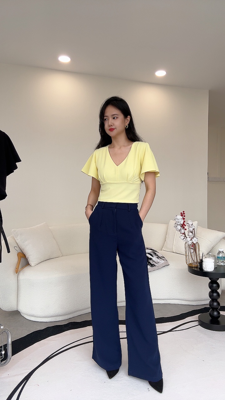 贼显瘦爆款🔥砂布质感垂直长裤