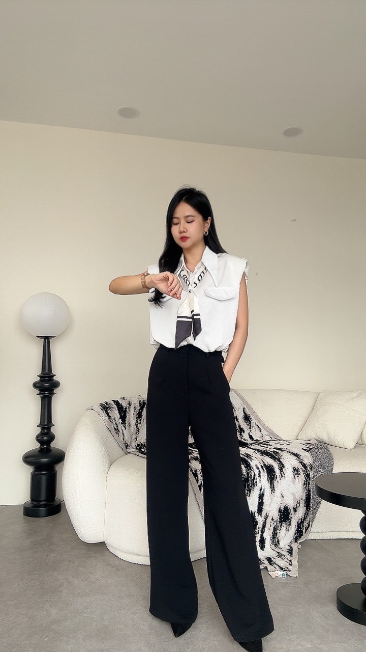 贼显瘦爆款🔥砂布质感垂直长裤