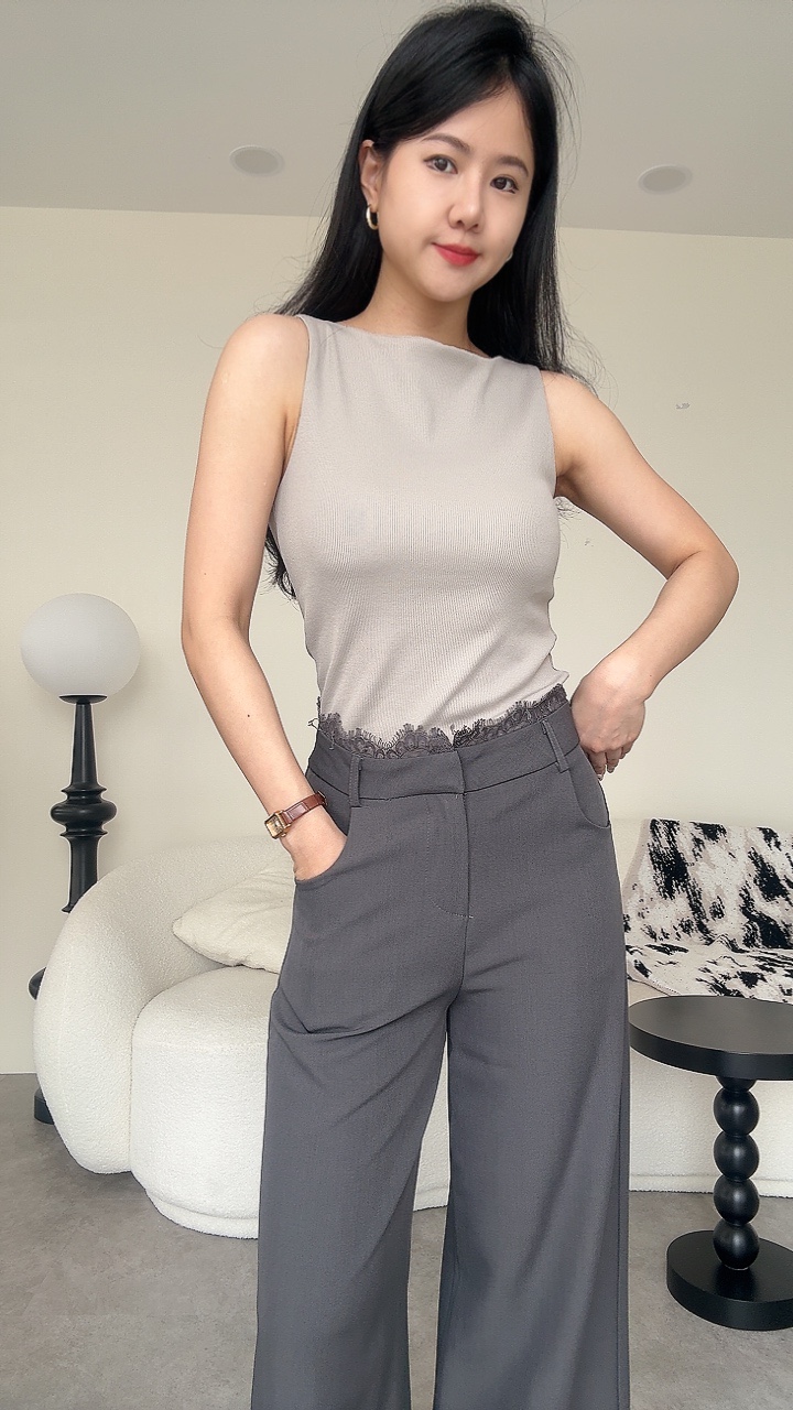 胸垫针织内Cut背心