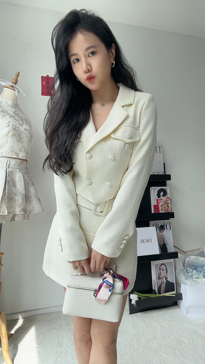 千金小姐Girl秋冬外套短裙套装