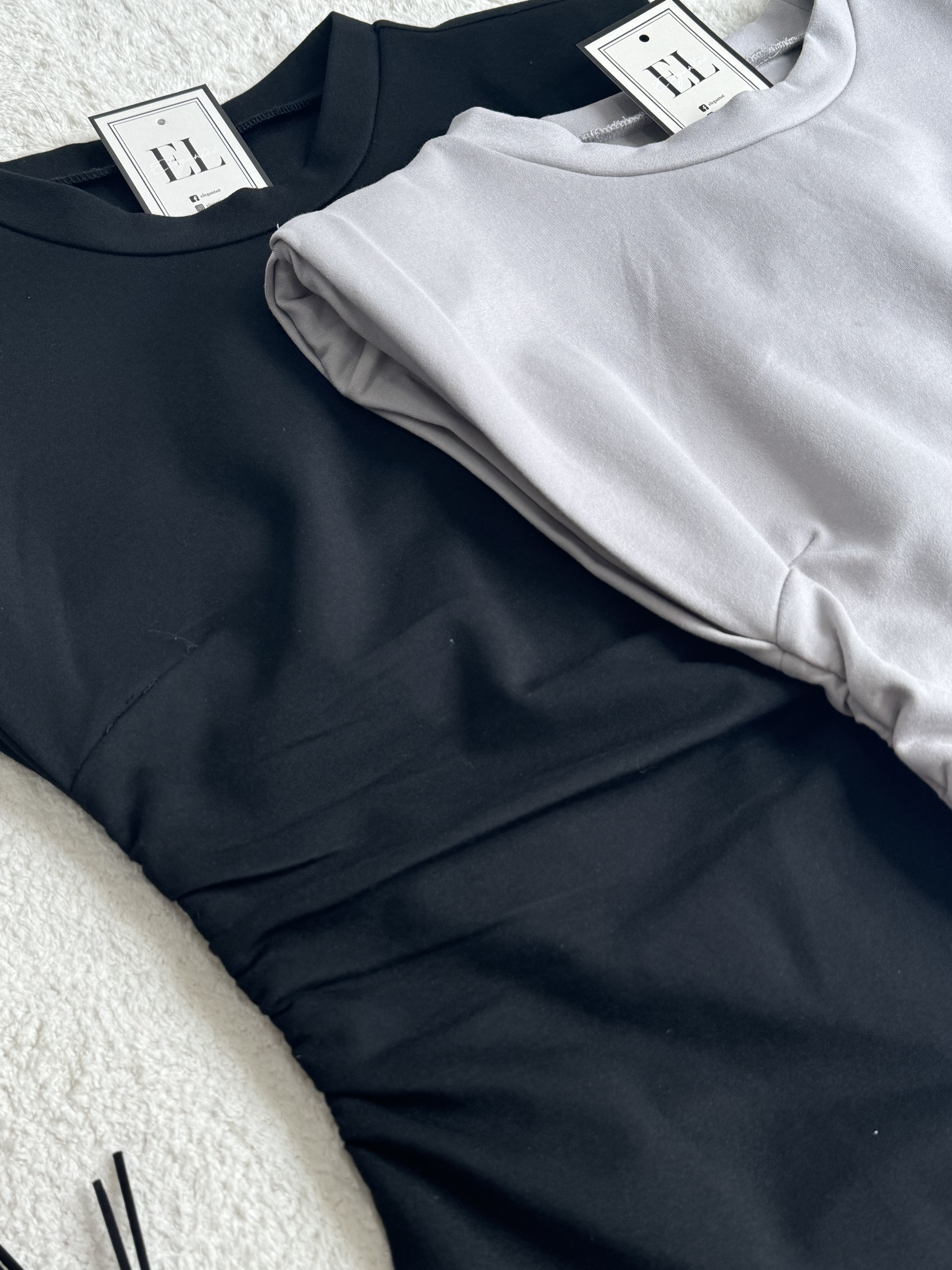 垫肩收腰连身裙