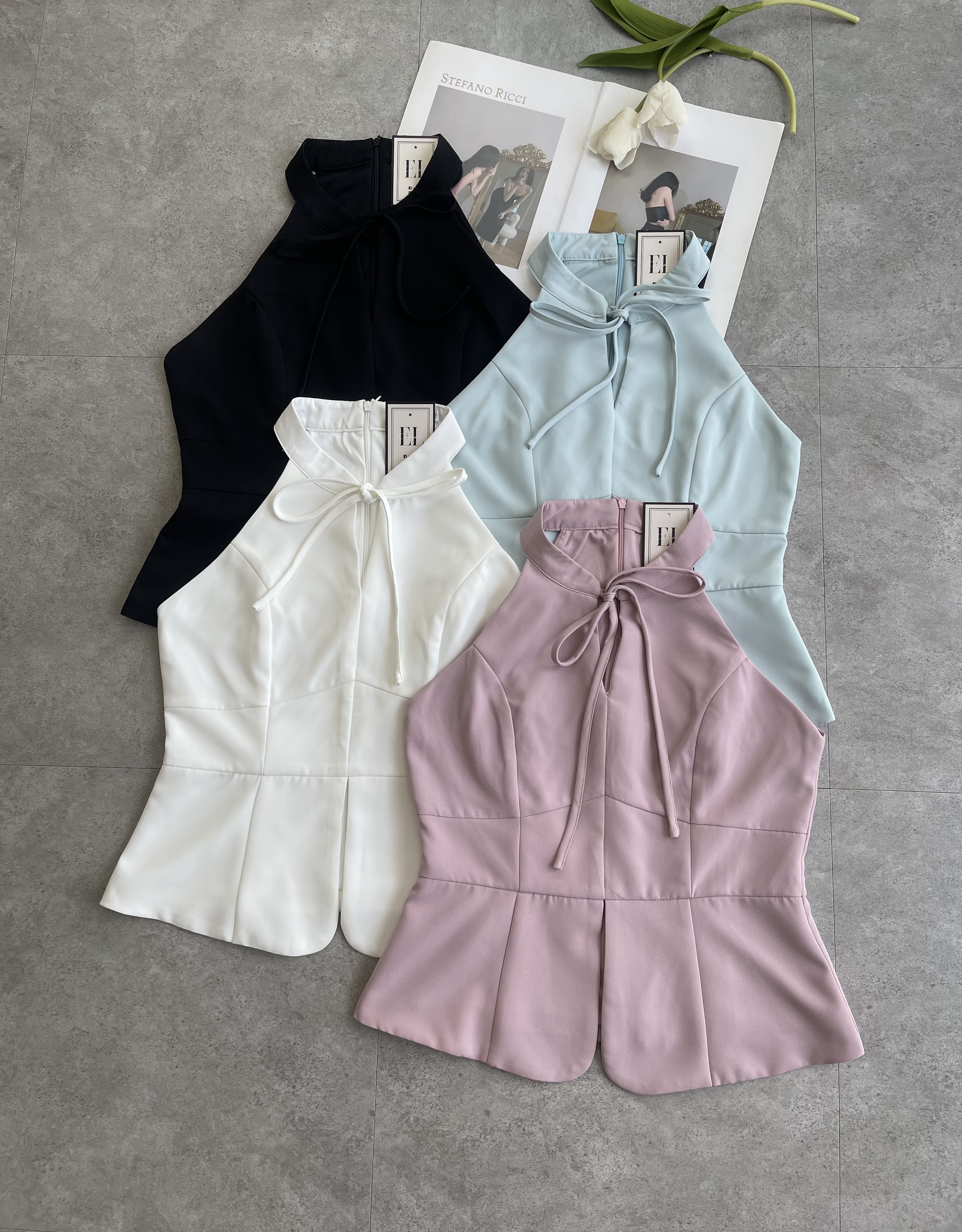 削肩款甜美风🎀Peplum Top