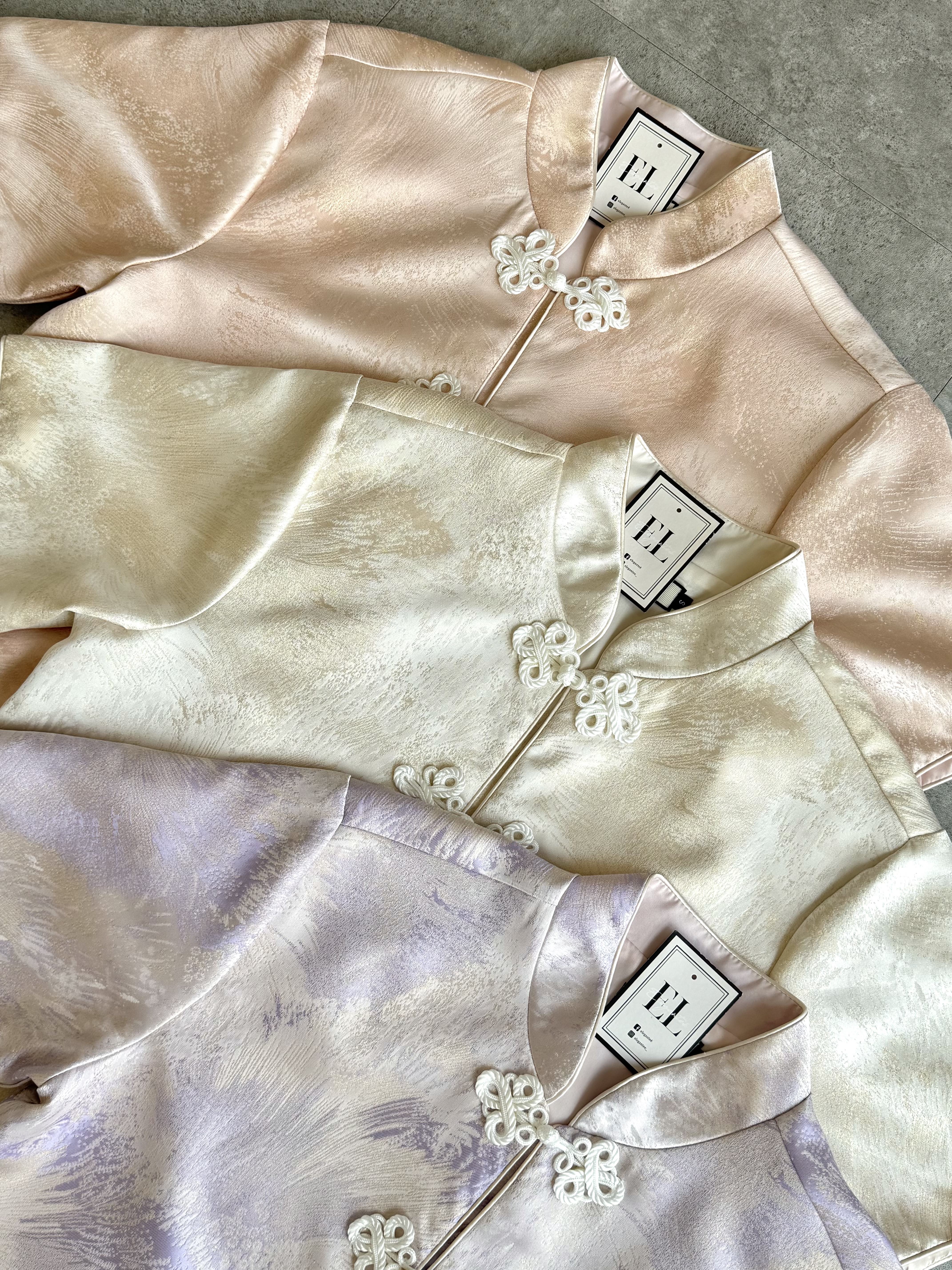 (BO-DEC)《情侣-男》 轻奢月影云纱唐装