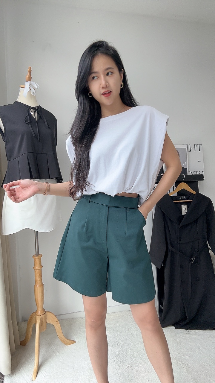 假腰带设计4分裤