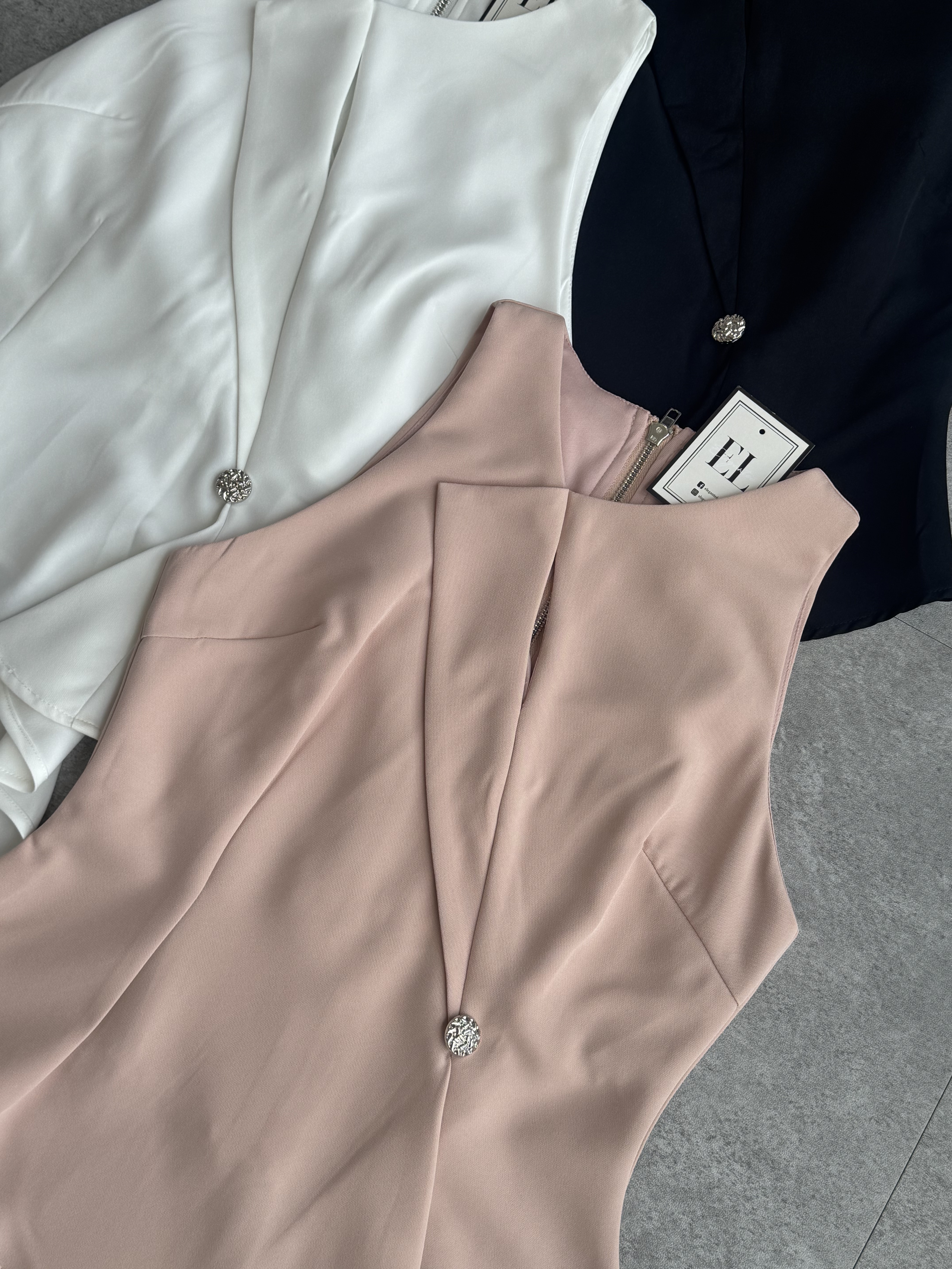 长版知性内cut设计感 Top