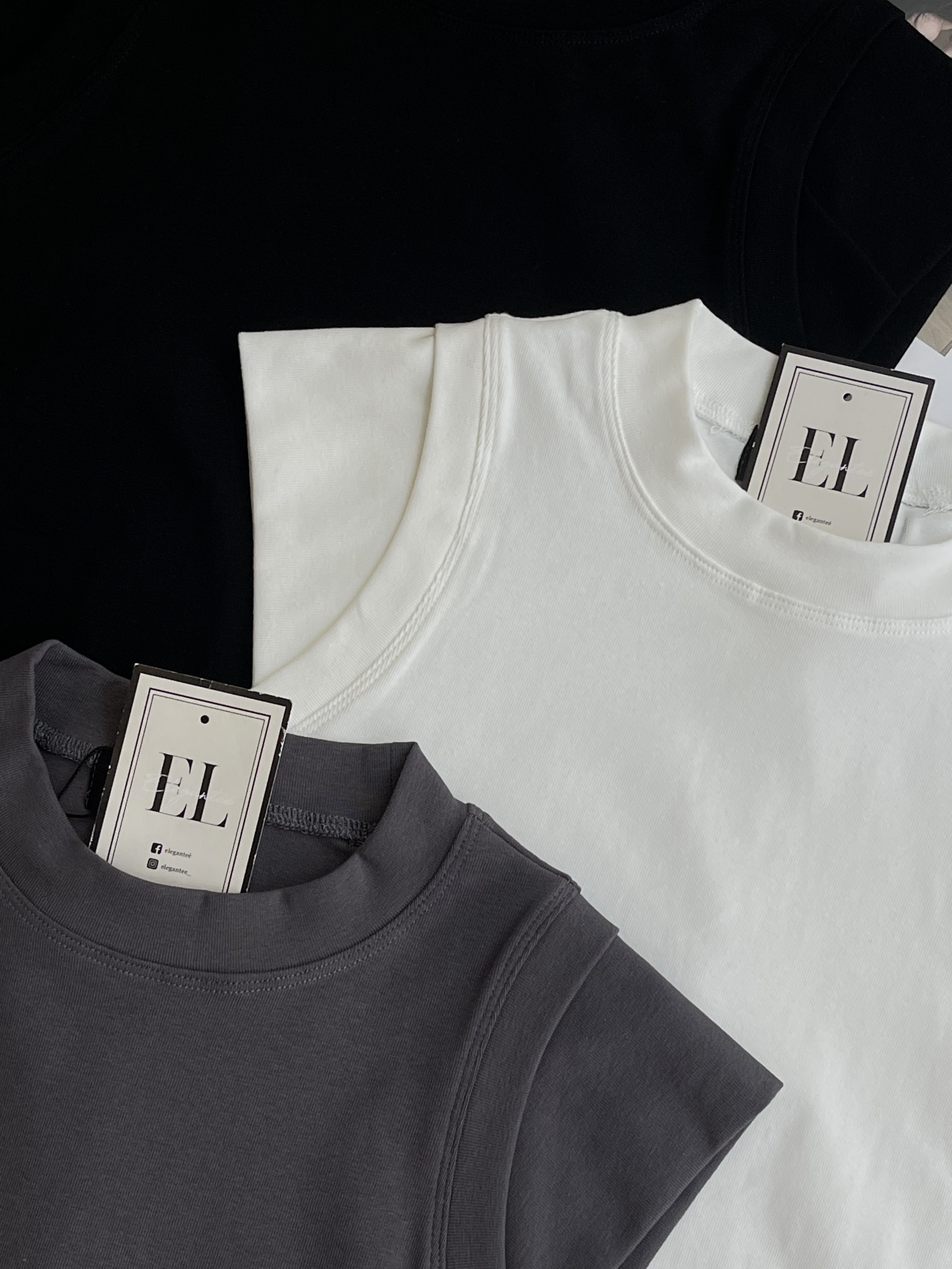 半截袖Crop Tee