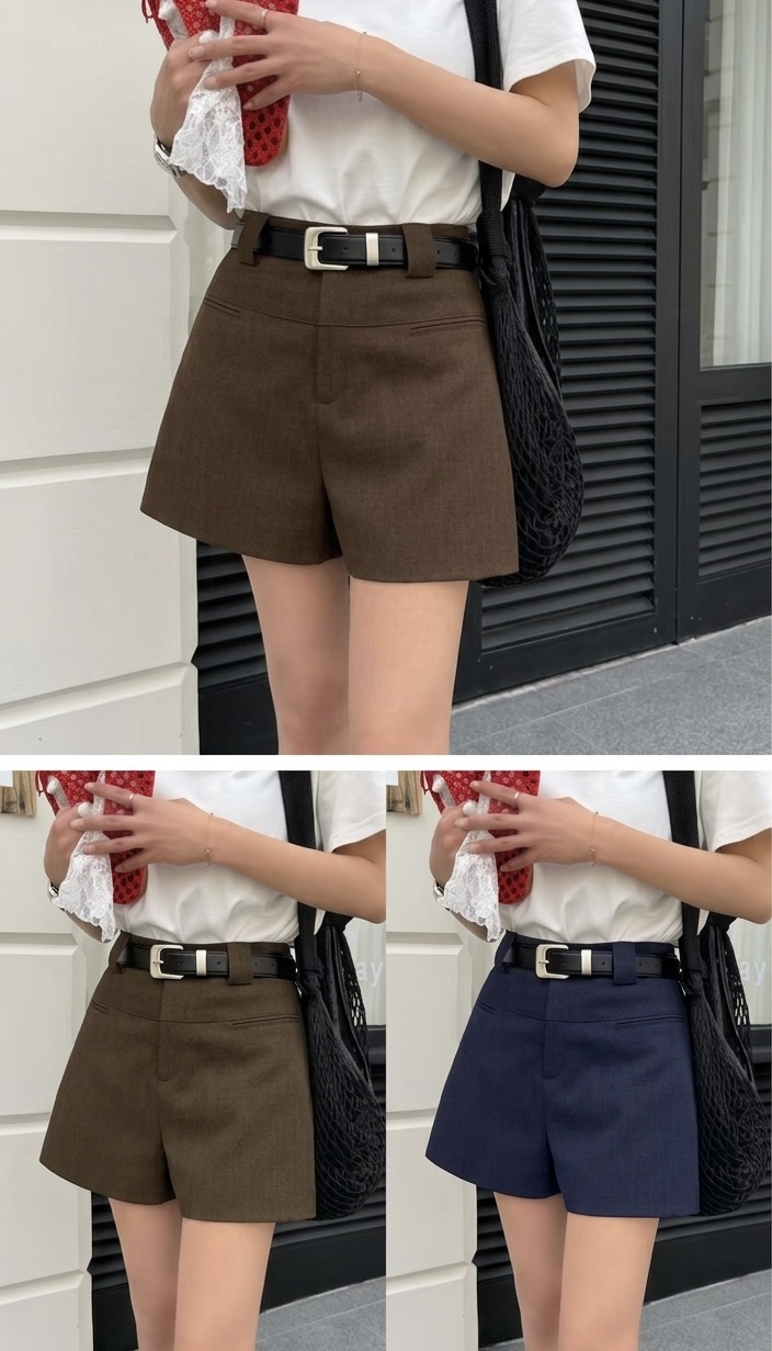 (BO-MAY) 《高品》 西装短裤-腰带