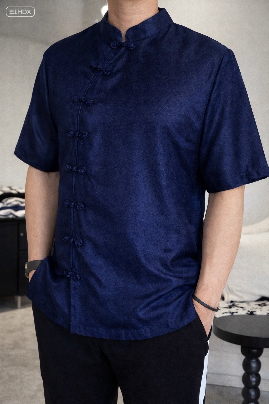 《情侣-男》缎面唐装