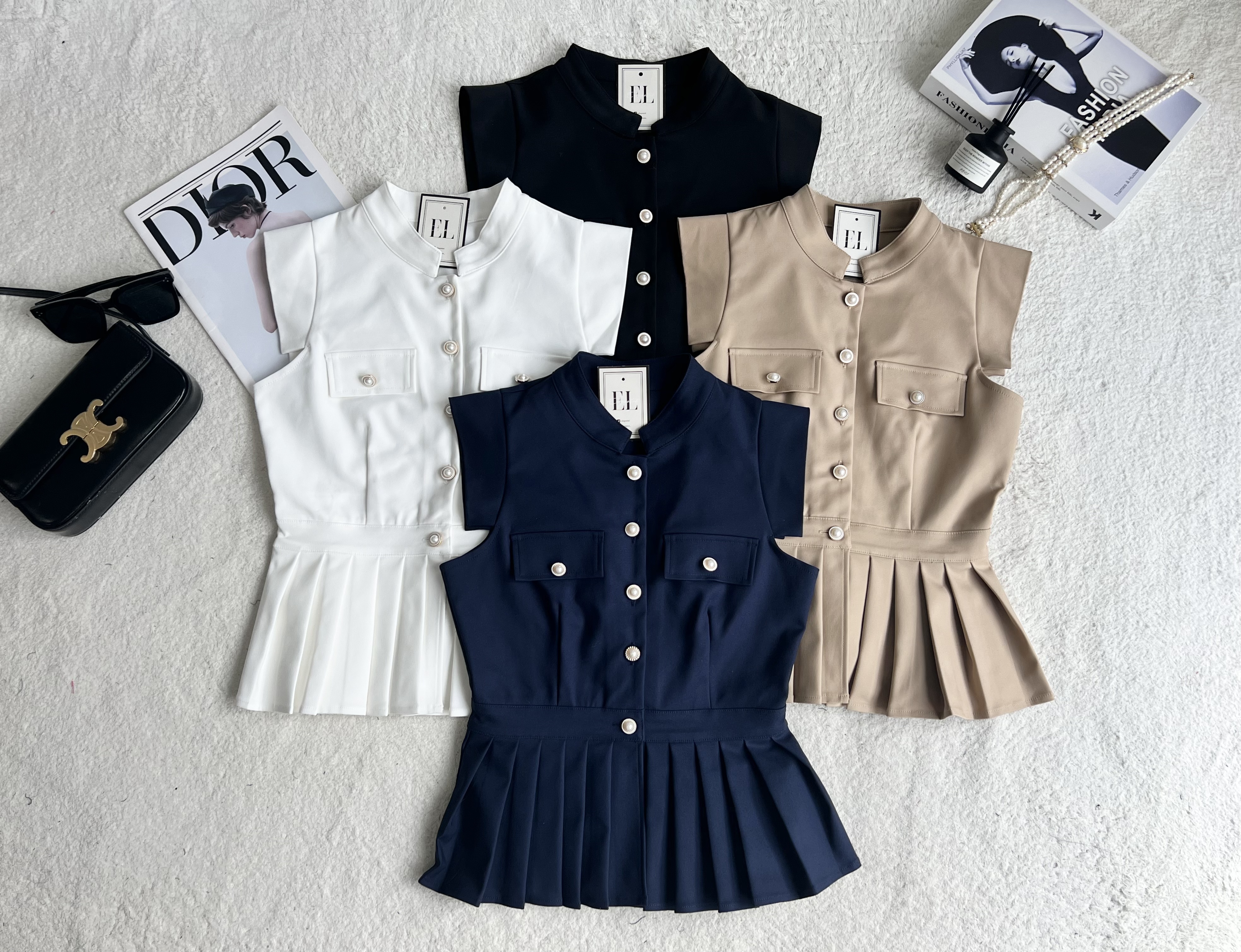 (BO'JAN) 🔥高雅贵族风Peplum Top  