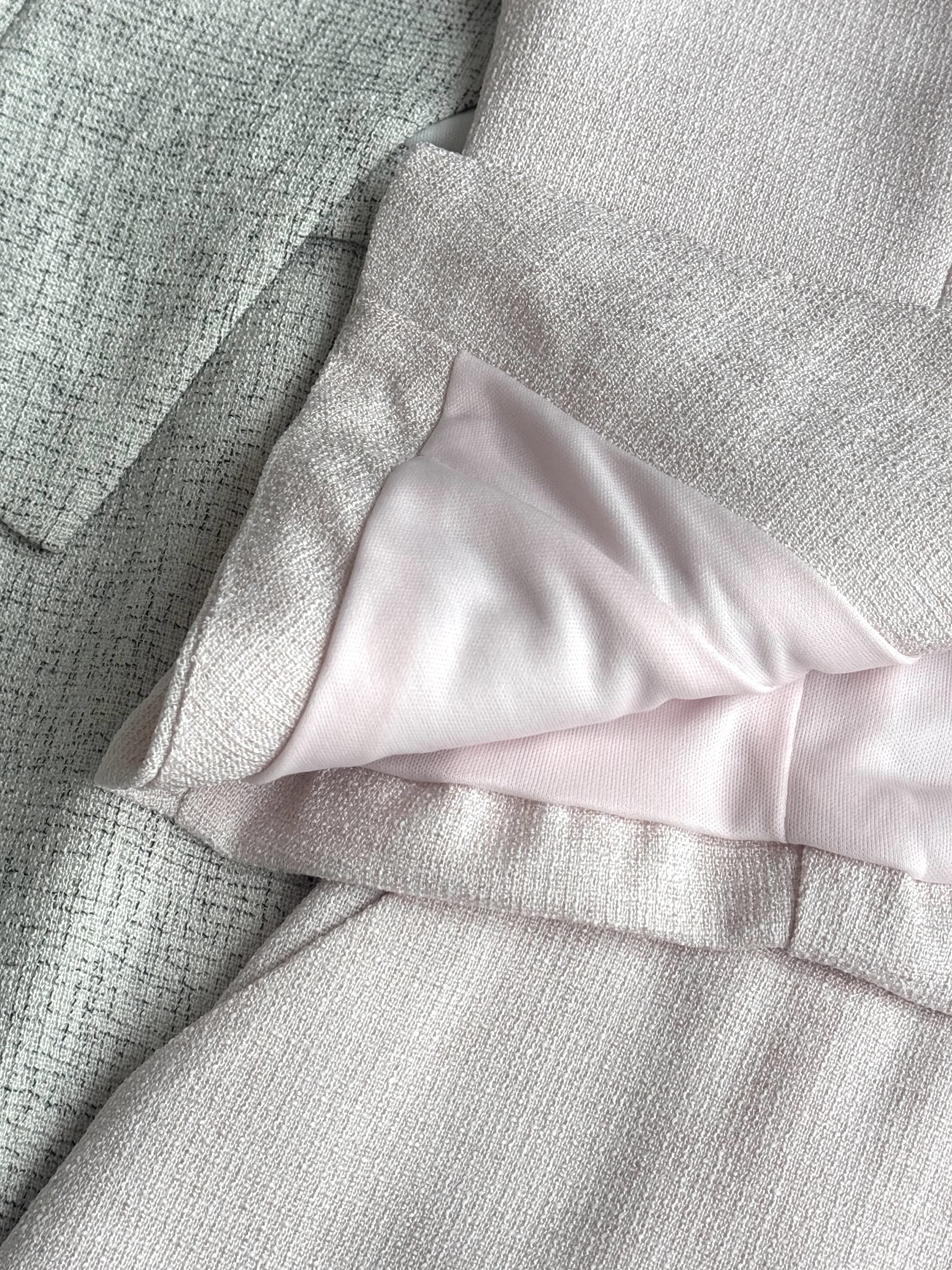 小香银扣马甲短裙套装