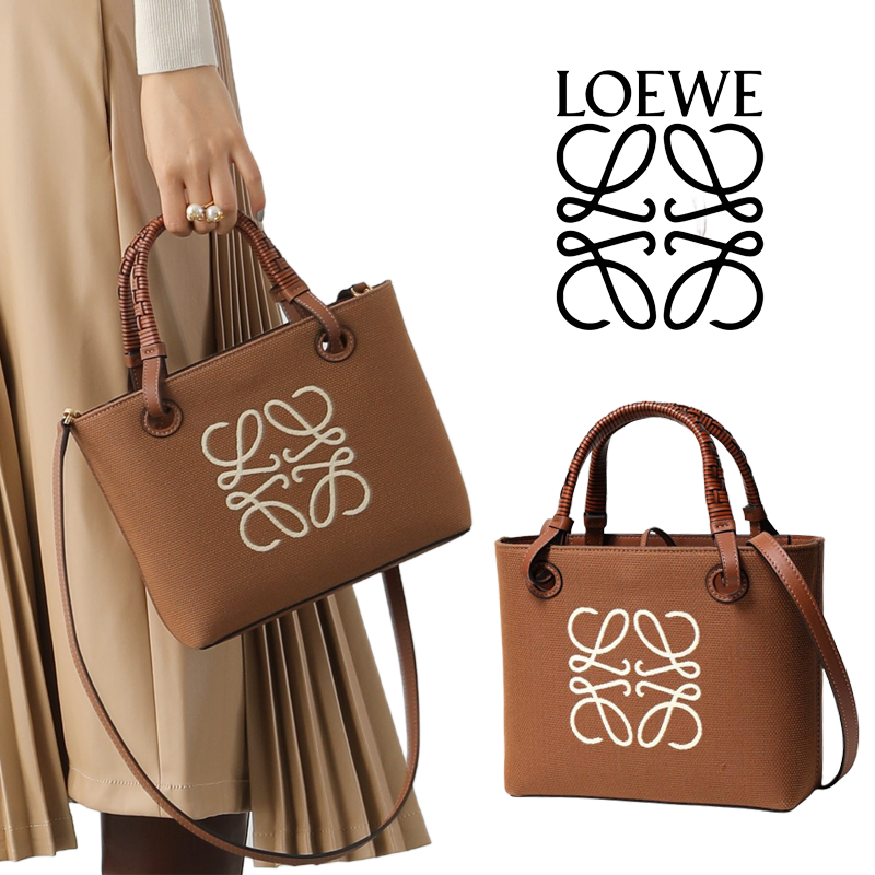 ロエベアナグラム トートバッグ ミニ ANAGRAM TOTE 