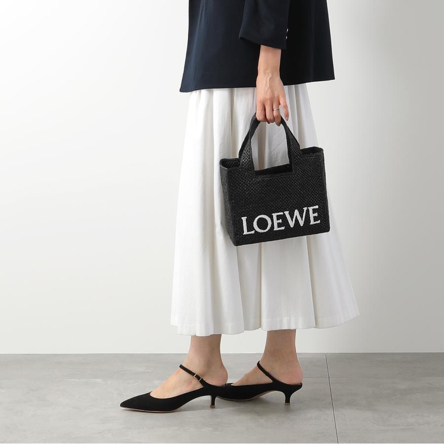 ロエベフォント トート スモール（ラフィア）