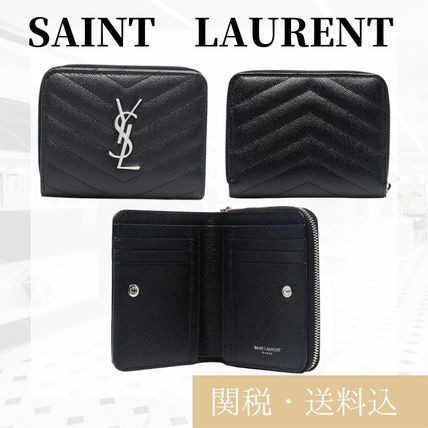 ☆Saint Laurent☆サンローラン モノグラム zip コンパクト財布 ★全色★