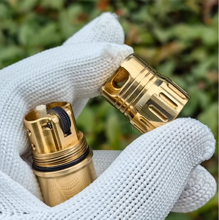 The latest limited edition lighter. Brass, stainless steel, titanium alloy