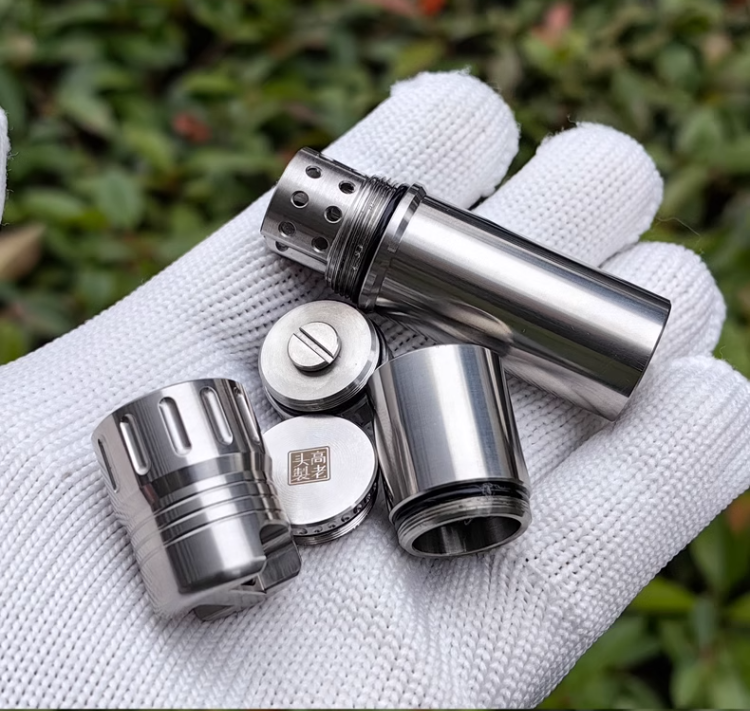 The latest limited edition lighter. Brass, stainless steel, titanium alloy