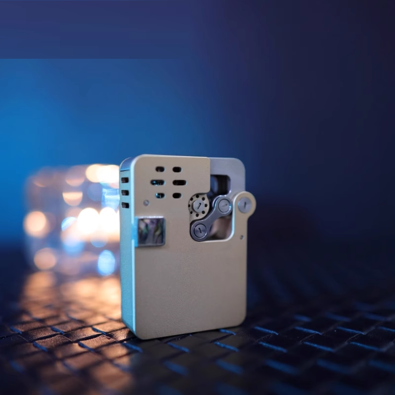 Luminous creative mechanical skeleton ejector lighter