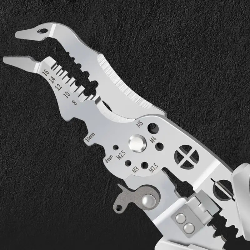 Multi-Function Professional Elbow Wire Stripper Pliers Crimping Tool