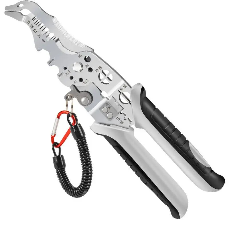 Multi-Function Professional Elbow Wire Stripper Pliers Crimping Tool