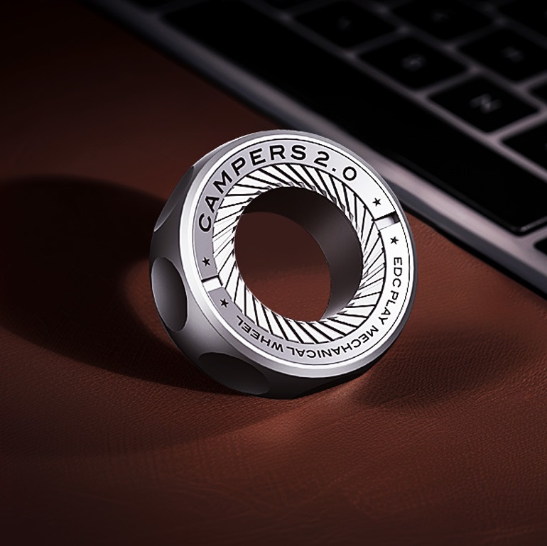 Finger Ring Ratchet Fingertip Gyro