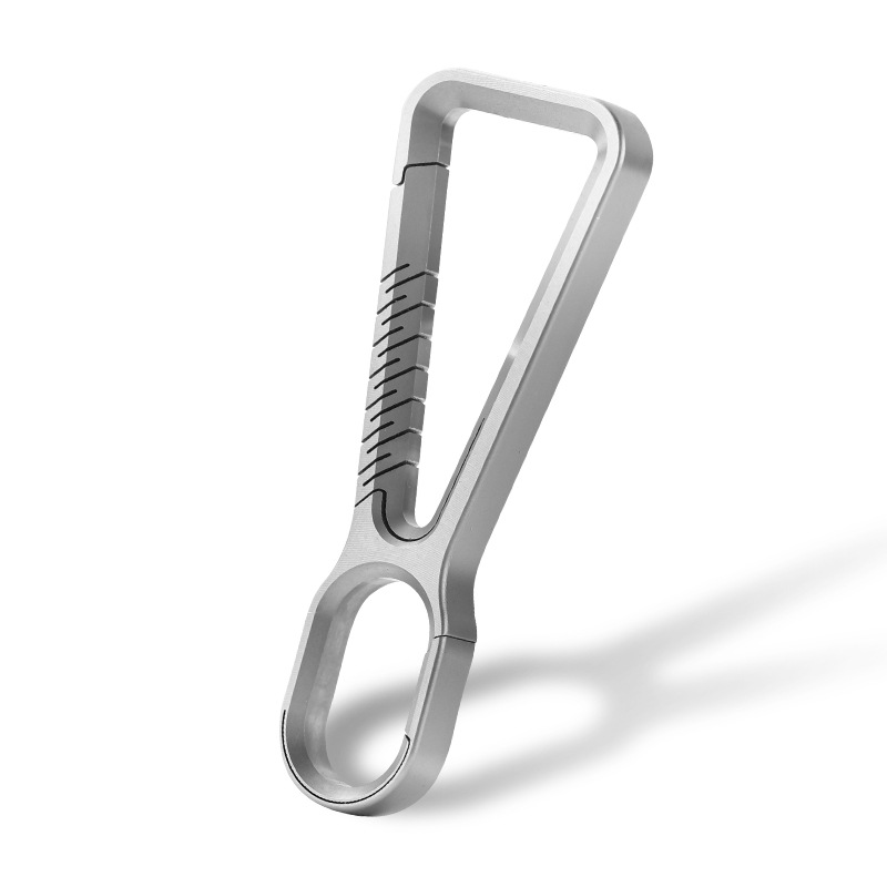 Titanium alloy mountaineering buckle