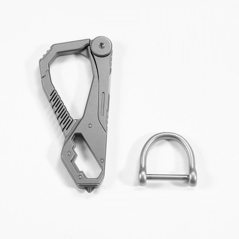 Titanium alloy multi-function keychain