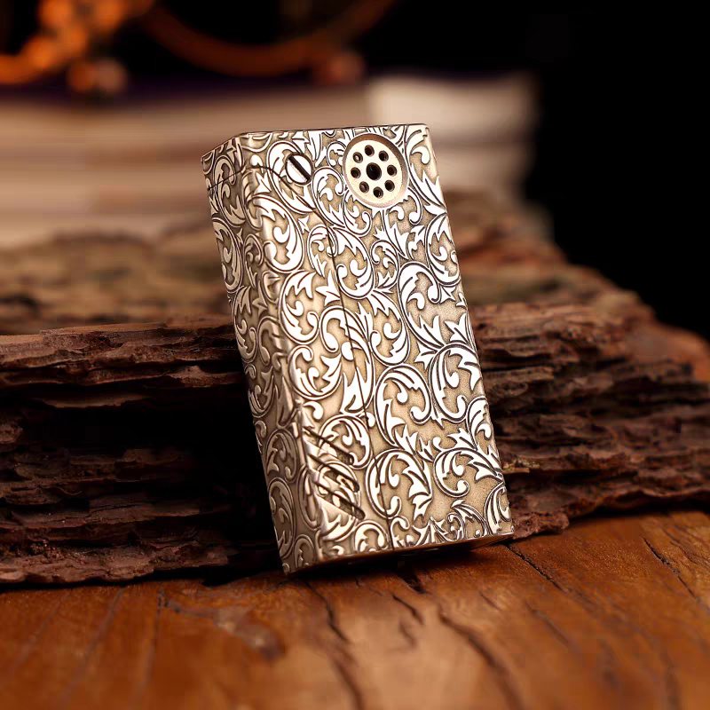 Brass Stainless Steel Titanium Alloy Kerosene Mechanical Lighters
