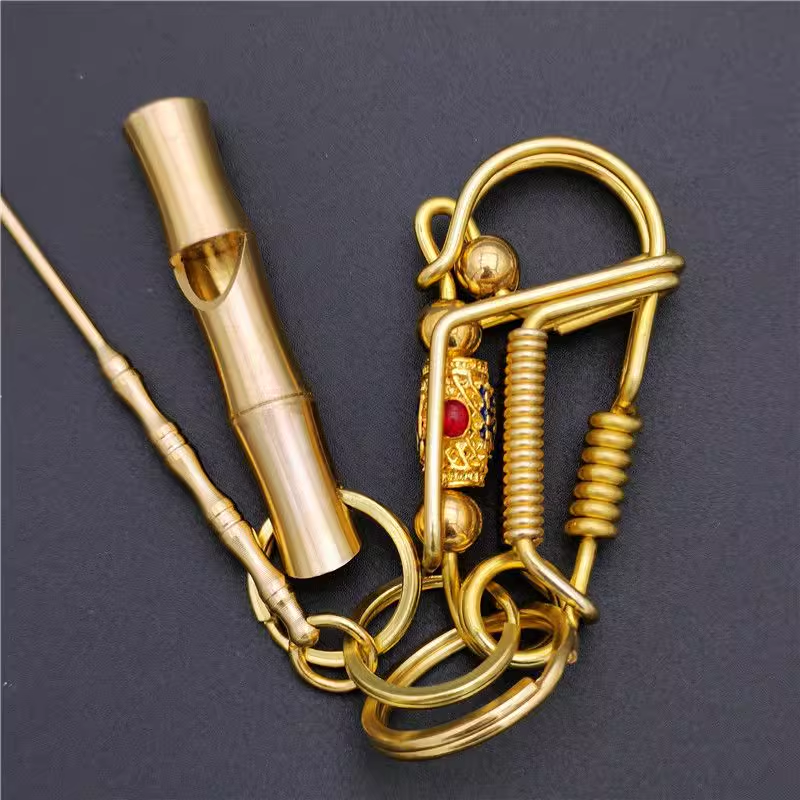 Brass Handmade Keychain