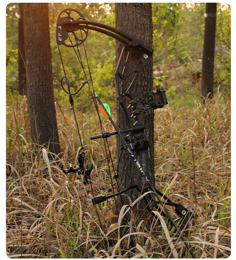 Compound Bow 30-70LBS IBO 320fps 75% Let off 31'' Axle for Archery Hunting Shooting