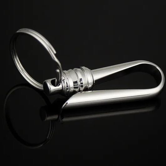 Simple Stainless Steel Keychain