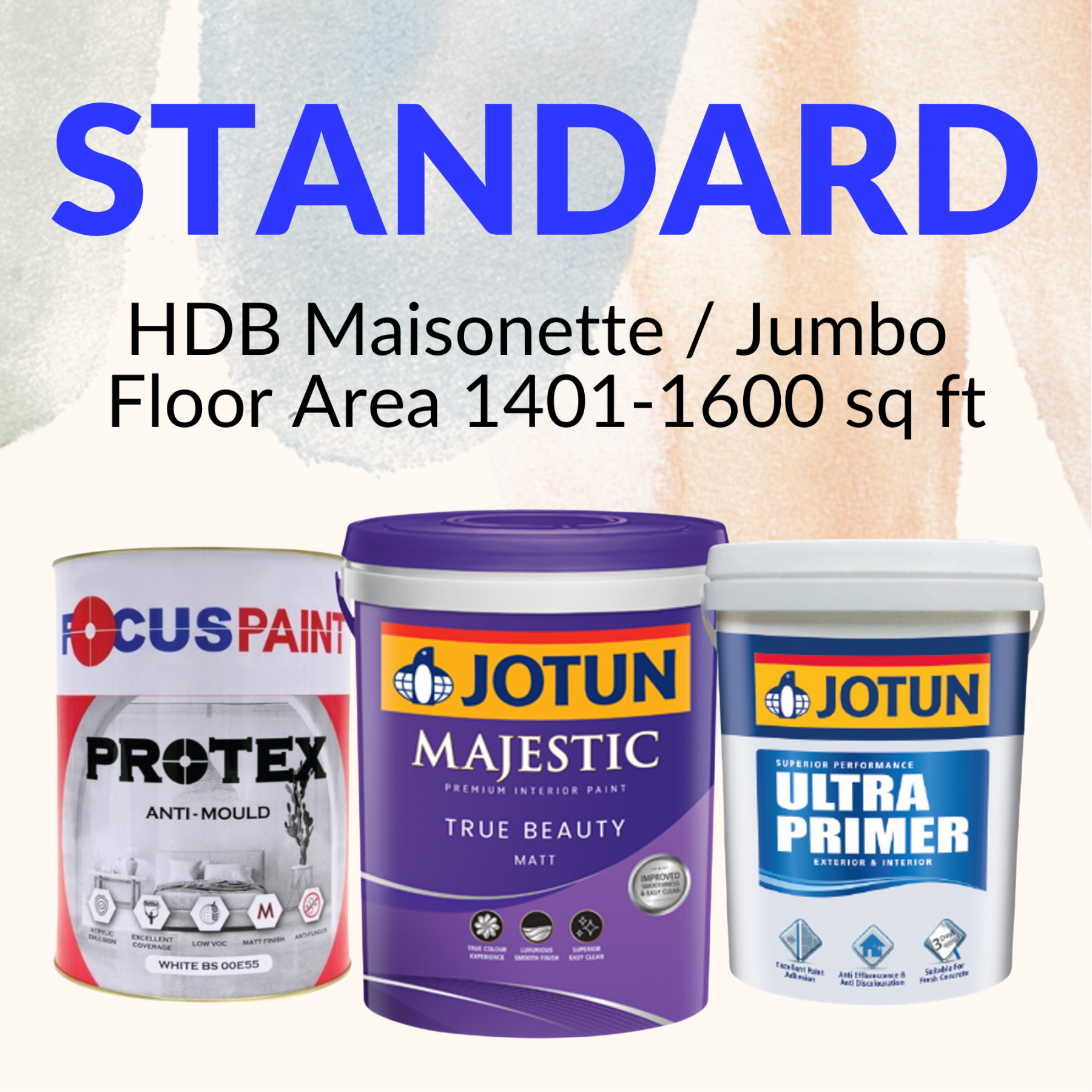 STANDARD Paint Package (HDB Maisonette/ 1401-1600 sqft)-GoKimDiam Hardware Shop Shop online for all your hardware needs at GoKimDiam Hardware Shop (by Kak Heng Hardware)! From wide range of hardware tools, premium paint supplies to essential tools for home DIY projects. Enjoy free islandwide delivery with min. $120 online order to Orchard, Tuas, Jurong, Punggol, Bedok, Sengkang, Hougang, Bukit Timah, Bukit Panjang, Bukit Batok etc. Shop with us today! Or, visit our Hardware Shop in Sembawang!