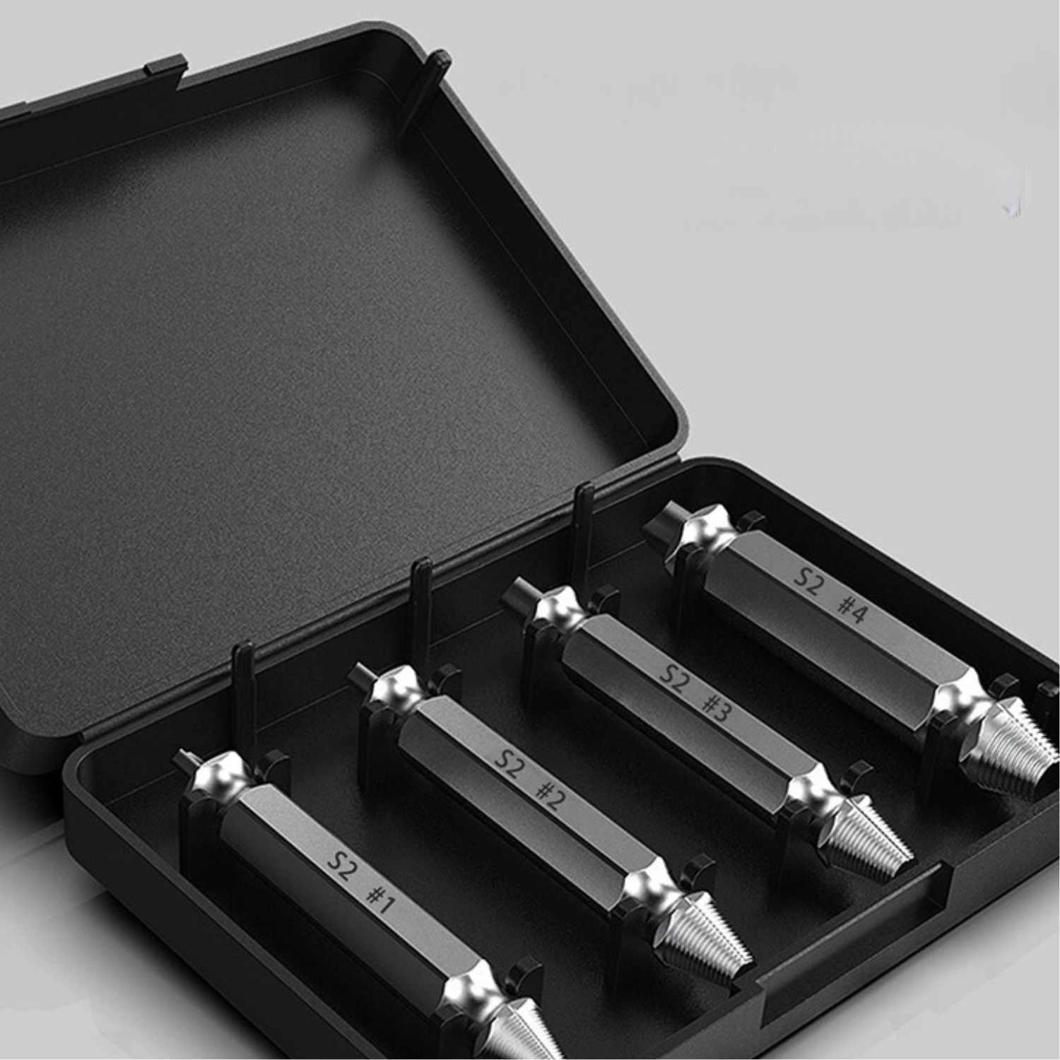 MASTERPROOF Pro-X Screw Extractor Set (4Pcs) German Brand-GoKimDiam Hardware Shop Shop online for all your hardware needs at GoKimDiam Hardware Shop (by Kak Heng Hardware)! From wide range of hardware tools, premium paint supplies to essential tools for home DIY projects. Enjoy free islandwide delivery with min. $120 online order to Orchard, Tuas, Jurong, Punggol, Bedok, Sengkang, Hougang, Bukit Timah, Bukit Panjang, Bukit Batok etc. Shop with us today! Or, visit our Hardware Shop in Sembawang!