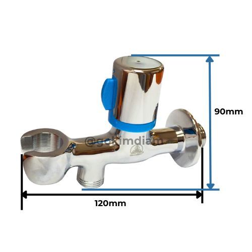 Showy 1937-210 Linear Bib Tap C/W Shower Bidet Holder with 1944 Handle Stainless Steel