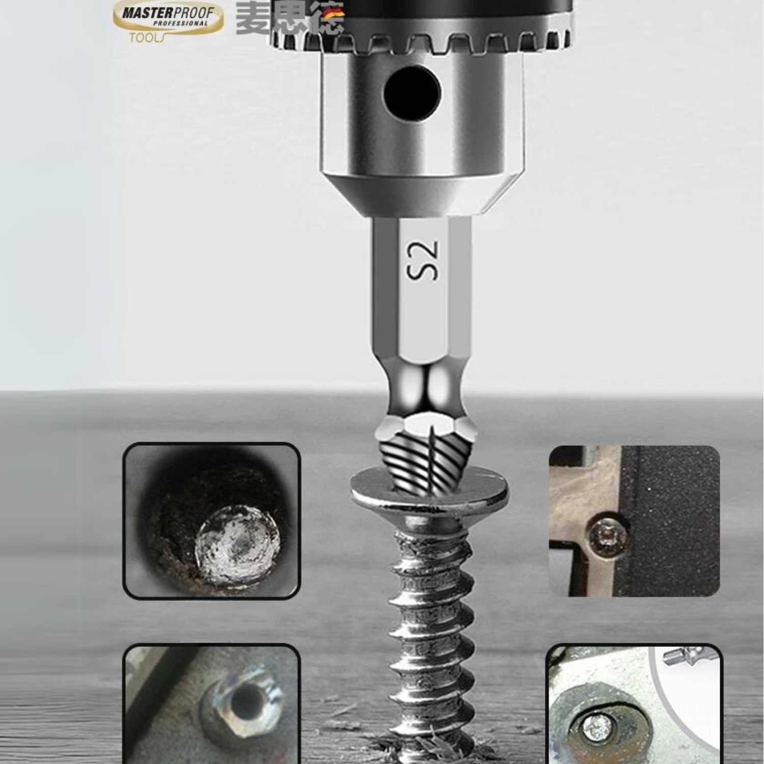 MASTERPROOF Pro-X Screw Extractor Set (4Pcs) German Brand-GoKimDiam Hardware Shop Shop online for all your hardware needs at GoKimDiam Hardware Shop (by Kak Heng Hardware)! From wide range of hardware tools, premium paint supplies to essential tools for home DIY projects. Enjoy free islandwide delivery with min. $120 online order to Orchard, Tuas, Jurong, Punggol, Bedok, Sengkang, Hougang, Bukit Timah, Bukit Panjang, Bukit Batok etc. Shop with us today! Or, visit our Hardware Shop in Sembawang!